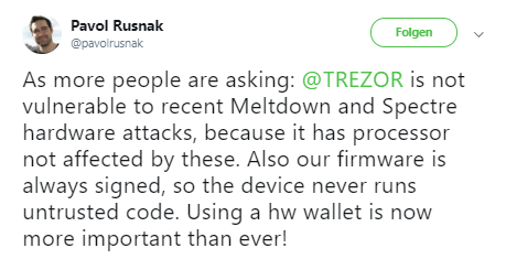 Trezor Hardware Wallet