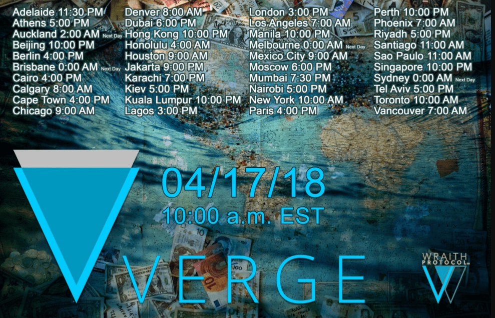Verge Bekanntgabe Partnerschaft Zeit