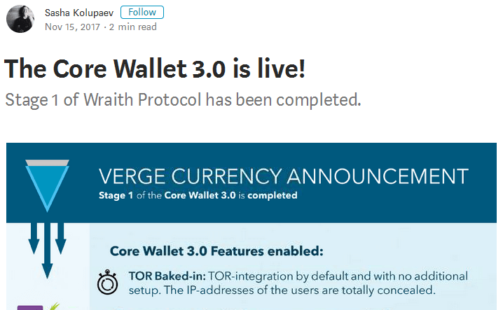 Verge Wallet